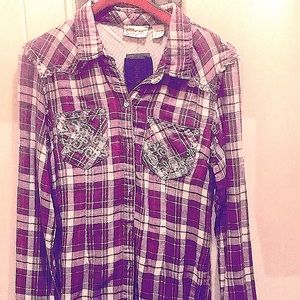 BNWT women’s Miss Me dress purple size-large